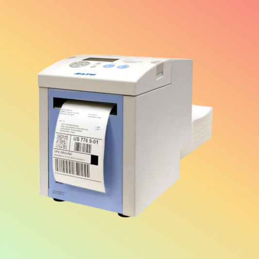 alt="SATO America GY4 Series specialty thermal printers, ideal for office and retail environments, offering reliable performance, high-resolution output, and a compact design."