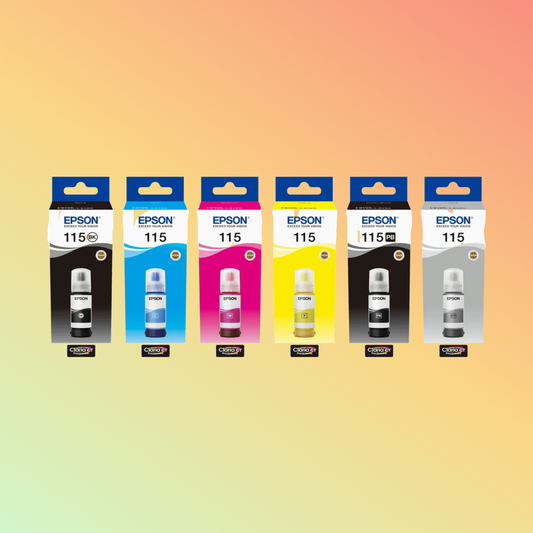 Epson 115 ink set for Epson L8160, L8180 printers