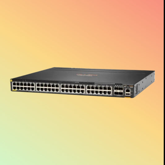 HPE Aruba CX 6300M (JL661A) Switch - 48 x Gigabit Ethernet PoE+ Ports RJ45, 4 x SFP 50 GbE WAN, 2 x USB, 1 x RJ45 LAN OOBM port