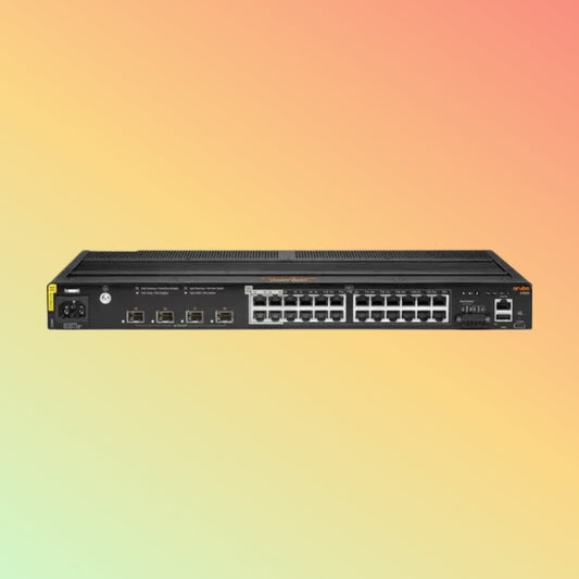 HPE Aruba 4100i (JL818A) Switch - 20 x 100M/1G Base-T PoE+ Ports RJ45, 4 x 100M/1G Base-T PoE++ Ports RJ45