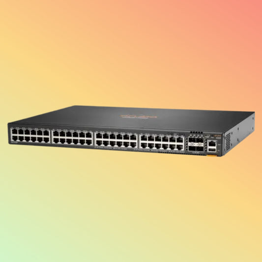HPE Aruba CX 6300M (JL663A) Switch - 48 x Gigabit Ethernet Base-T Ports Ports RJ45, 4 x 1G/10G/25G/50G SFP ports