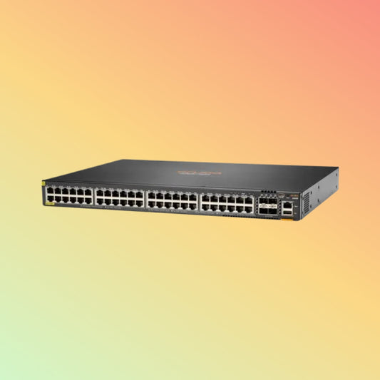 HPE Aruba CX 6300F (JL665A) Switch - 48 x Gigabit Ethernet PoE+ Ports RJ45, 4 x SFP56 GbE WAN