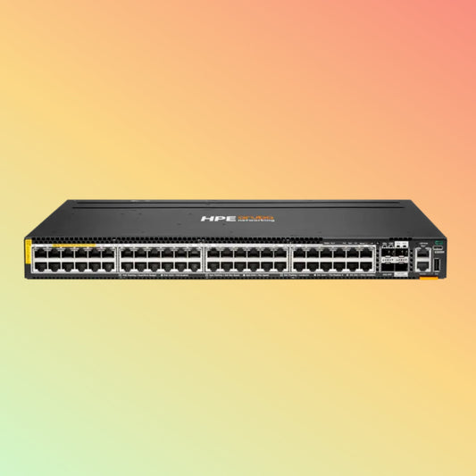 HPE Aruba CX 6300M (R8S91A) Switch - 720 Gbps Switching Bandwidth, 535 Mpps Throughput, 2880 W PoE capability, 48 x RJ45
