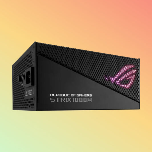 ASUS ROG-STRIX-1200G Power Supply - ATX 3.0, 80Plus Gold, 135 mm Fan Size, 1000W, ARGB