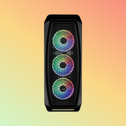 AeroCool Aero One Duo ARGB Mid Tower Case - 327mm, 161mm CPU, ATX, micro ATX, mini-ITX