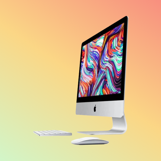 APPLE MHK33 iMac - i5 6-core 3.0GHz, 8GB, 256GB, AMD Radeon Pro 555X, 21.5" 4K (3840 x 2160)