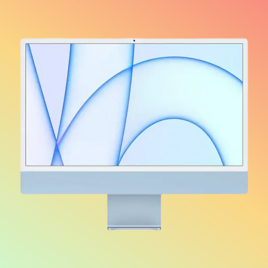 APPLE Z19K0019F (2024) iMac - M3 Chip 8‑Core CPU, 16GB, 1TB SSD, 10-Core GPU | 16-Core Neural Engine, 24" 4.5K (4480 x 2520) ( Blue, Arabic Keyboard)