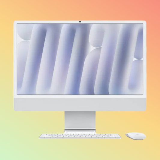 APPLE Z1EJ000AM (2024) iMac - M4 Chip 10-Core CPU, 24GB, 2TB SSD, 10-Core GPU | 16-Core Neural Engine, 24" 4.5K (4480 x 2520) (Silver)