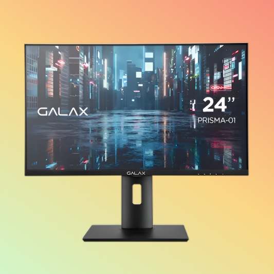 GALAX PRISMA-01 Monitor - 24" FHD (1920 X 1080), VA, 250 nits, 75 Hz