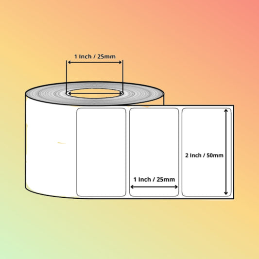 BARCODE LABEL (1000 PER ROLL) 26mmX15mm
