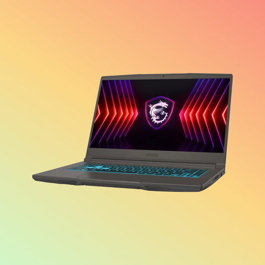 MSI THIN A15 B7UCX-249XAE Gaming Laptop - AMD Ryzen 5-7535HS, 8GB, 512GB SSD, NVIDIA GeForce RTX 2050 4GB, 15.6” FHD