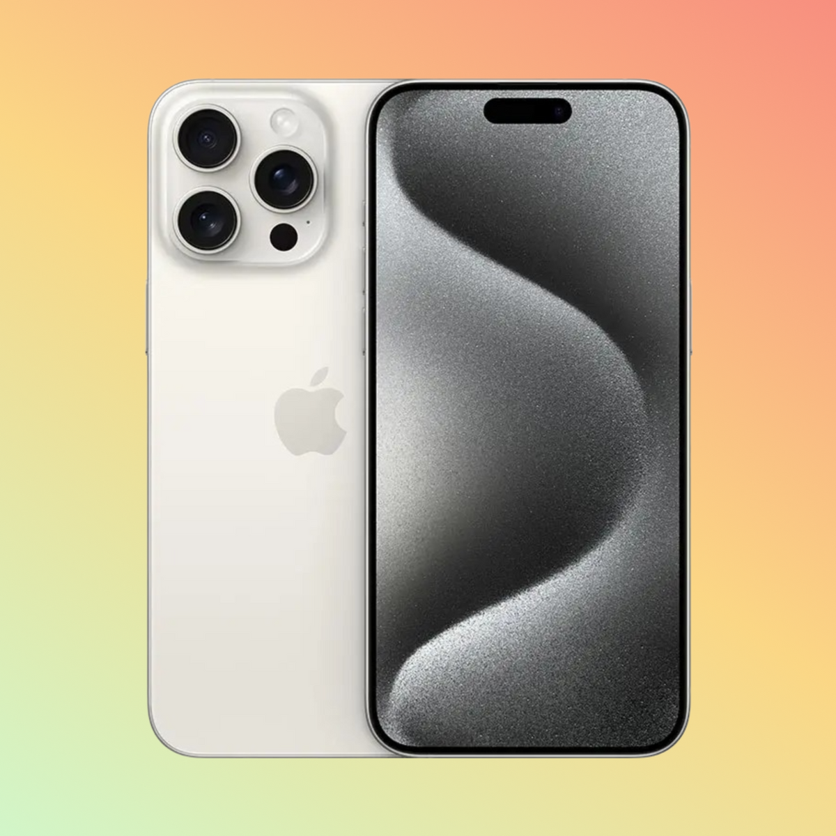 Apple iPhone 15 Pro Max, White Titanium, 256 GB