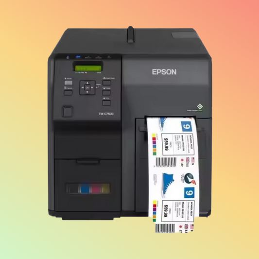 ColorWorks C7500 Industrial Inkjet Printer Cost-Effective USB Interface Colour Label Solution Used Stock Product Good Condition