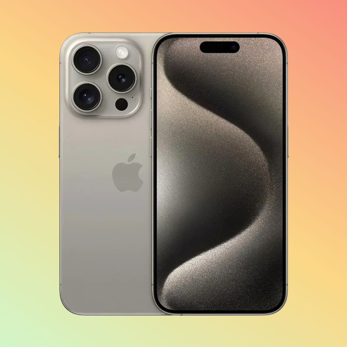 Apple iPhone 15 Pro, Natural Titanium, 1 TB