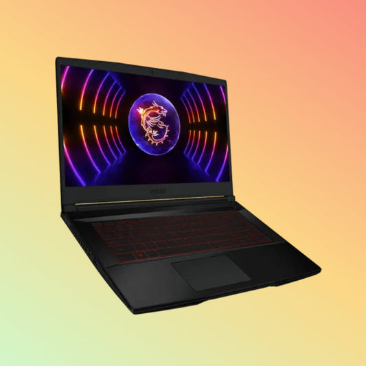 MSI GF63 THIN Gaming Laptop -10th Gen i5-10500H, 8GB, 256GB SSD, NVIDIA GEFORCE GTX 1650 4GB, 15.6" FHD