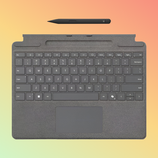 MICROSOFT 8X8-00164 SURFACE PRO Keyboard with Pen - Compatibility (Surface Pro 10 for Business - Surface Pro 9 for Business - Surface Pro 8 for Business - Surface Pro X for Business) Platinum